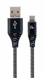 Gembird CC-USB2B-AMCM-2M-BW USB laidas USB 2.0 USB A USB C juodas, baltas