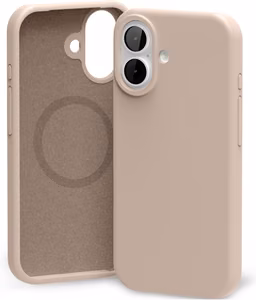 Чехол Mercury Pure MagSafe Silicone для Apple iPhone 17 розовый песок