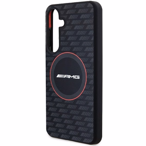 AMG silikoninis anglies rašto MagSafe dėklas telefonui Samsung Galaxy S24 - juodas