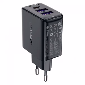 Įkroviklis Acefast A57 juodas 35W (PD / 2xQC3.0)