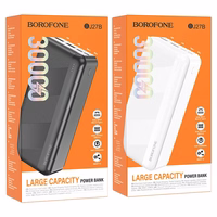Išorinė baterija Power Bank Borofone BJ27B 2xUSB 30000mAh juoda