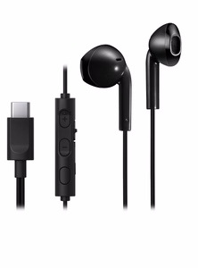 Проводные наушники JVC HA-FR17UC USB Type-C черные