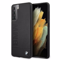 BMW Signature Logo įspaudas Case Samsung Galaxy S21+ - Juodas