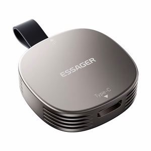 Беспроводное зарядное устройство Essager "Moon" чёрный 15W (Apple Watch)
