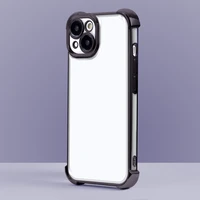 Apsauginis chromuotas dėklas telefonui iPhone 14 6,1" juodas