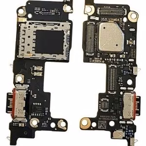 Flex Xiaomi 12T su įkrovimo jungtimi ir mikrofonu, SIM kortelės kontaktu originalus (service pack)