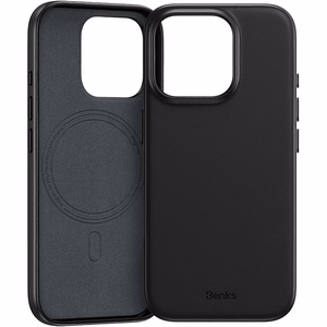 Benks magnetinis Vita Pro silikoninis dėklas telefonui, skirtas Iphone 16 Pro, juodas