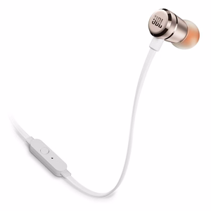 Laidinės ausinės JBL T290 su mikrofonu, Jack 3,5mm, auksinės