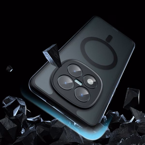 "Tech-Protect MagMat MagSafe" dėklas "Xiaomi Poco M8 Pro" / "Redmi Note 15 Pro+ 5G" - juodas