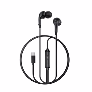 XO EP82 laidinės ausinės su USB-C jungtimi, juodos