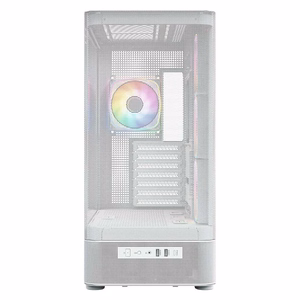 MODECOM kompiuterio korpusas Volcano AQ400 ARGB Midi Balta