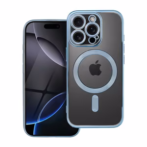 ELECTRO MAG COVER dėklas telefonui suderinamas su Magnetiniu IPHONE 16 Pro mėlynas