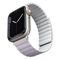 Uniq Revix dirželis Apple Watch 1/2/3/4/5/6/7/8/SE/SE2/Ultra 42/44/45/49mm - alyvinė-baltas
