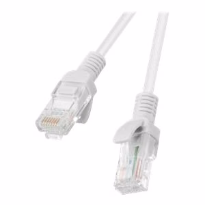 LANBERG PCU5-10CC-0200-S RJ45 cat.5e UTP 2m pilkas tinklo kabelis