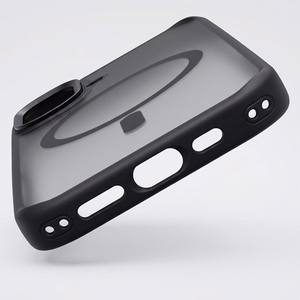 Liavec Cloudy Case with Metal Camera Frame for Iphone 17 black (Camera Control Button)