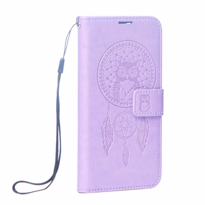 MEZZO knygos tipo dėklas telefonui XIAOMI Redmi 10 / 10 2022 su sapnų gaudykle, violetinis