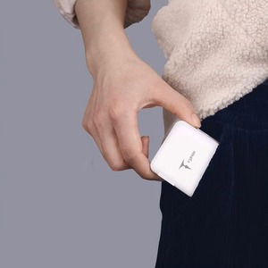 SIENINIS ĮKROVIKLIS T-PHOX MEGA T-PP09 GAN PD 65W USB/USB-C BALTAS