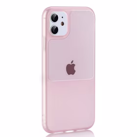 TEL PROTECT lango dėklas telefonui Iphone 12 Mini rožinis