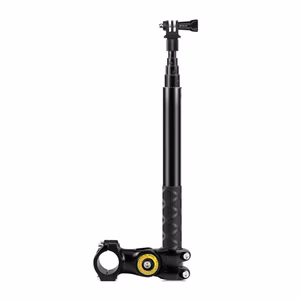 Puluz handlebar mount for bicycles and motorcycles, compatible with action cameras and monopods