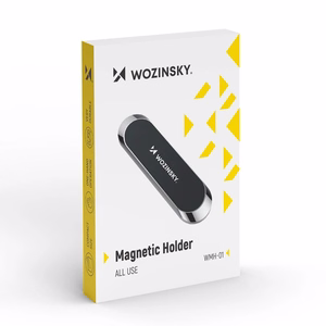 Магнитный держатель для приборной панели Wozinsky, чёрный (WMH-01)