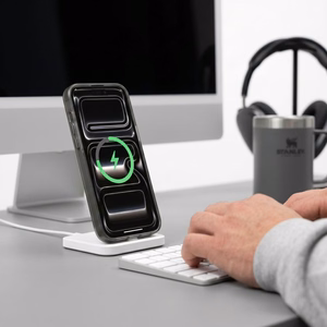 Tech-Protect MagZero MagSafe dėklas iPhone 17 Pro / 18 Pro, permatomas matinis juodas