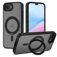 Tech-Protect MagRing MagSafe dėklas iPhone 16e - matinė juoda