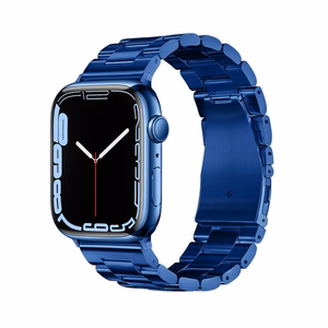FORCELL F-DESIGN FA10 nerūdijančio plieno dirželis APPLE Watch 42 / 44 / 45 / 49 mm mėlynas