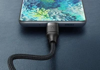 VEGER kabelis Type C į Type C PD 5A 100W CC02 1,5 m juodas