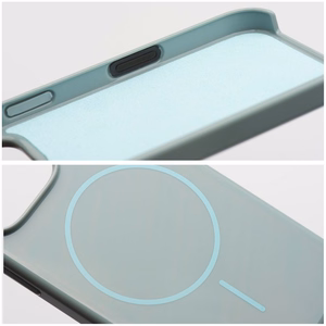 Blizgus magnetinis dėklas suderinamas su MagSafe, skirtas IPHONE 14 PLUS, mėtų spalvos