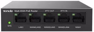 Tenda G0-5G-PoE – 5 prievadų laidinis Gigabit PoE maršrutizatorius
