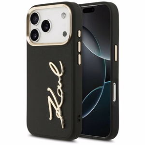 Karl Lagerfeld Karl Script Logo чехол iPhone 17 Pro - черный
