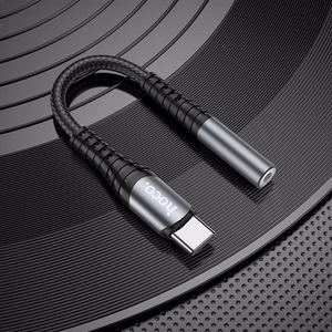 Adapteris HOCO USB Type-C (M) - ausinių jungtis 3.5mm (F)