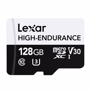 „Lexar“ didelio patvarumo „microSDHC“/„microSDXC“ 128 GB atminties kortelė
