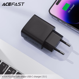 Įkroviklis Acefast A104 25W GaN USB-C juodas