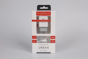 Sieninis įkroviklis Maxximus Urban 2.1A Micro USB, 2xUSB