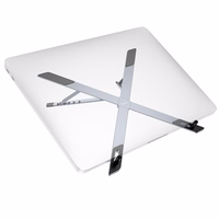 Sulankstomas nešiojamo kompiuterio stovas Hoco HD9 pilkas