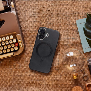 GENTLEMAN MAG COVER Dėklas telefonui suderinamas su MagSafe IPHONE 15 PRO juodas