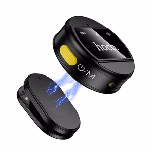 Wireless microphones 2in1 Lightning / USB C Hoco L22 black