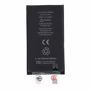 JCID Baterija without BMS iPhone 12 / 12 Pro (didelė talpa)