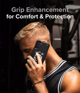 Ringke Onyx Design patvarus TPU dėklas Samsung Galaxy S22 + (S22 Plus) juodas (Grafiti)