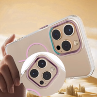 Clear Thin Mag case for iPhone 17 6,3" pink