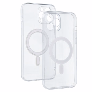 TEL PROTECT MagSilicone dėklas telefonui Iphone 12 Pro Max permatomas