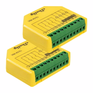 SHELLY Plus RGBW PM Wi-Fi/Bluetooth LED juostos valdiklis (2 vnt. pakuotė)