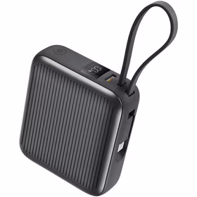 PowerBank Energea Integra Mini 35 10000mAh kabel USB-C PD35W pilkas