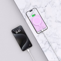 Tech-Protect LifeMag MagSafe PB10 5000mAh Išorinė baterija (f) - rožinė