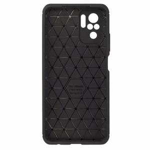 Tel Protect Carbon Elite dėklas telefonui Xiaomi Redmi Note 10/Note 10S/Poco M5S juodas