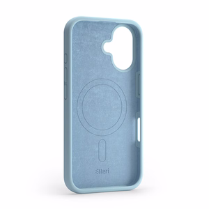 "Etteri" silikoninis magnetinis dėklas "iPhone 16 Plus" 6,7" šviesiai mėlynas