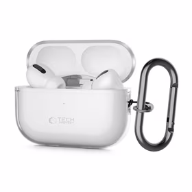 Tech-Protect FlexAir dėklas Apple AirPods Pro 1 / 2 - skaidrus