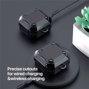 Dux Ducis SECG Ausinių dėklas Samsung Galaxy Buds Live / Buds Pro / Buds 2 / Buds 2 Pro (m) - juodas (m)