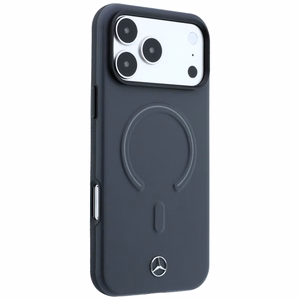 Mercedes 3D MagSafe odinis dėklas, skirtas iPhone 18 Pro Max / 17 Pro Max, antracito spalvos